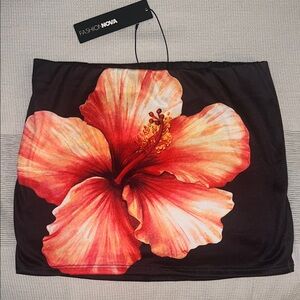 Fashion Nova Skirt - Island Time Micro Mini Skirt in Brown